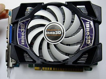 inno3d GeForce GTS 450 version with 2 Gb DDR 3 memory